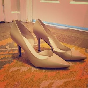 Nine West Jowzer Leather D’Orsay Pump Heels